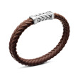 Chevron Brown Rubber Bracelet