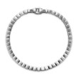 Spiritual Beads Cushion Bracelet in Sterling Silver