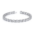 East-West Oval Diamond Bracelet