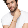 Sculpted Cable Cuff Bracelet in 18K Yellow Gold, 7mm
