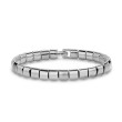 Spiritual Beads Flat Bead Bracelet in Sterling Silver, 8mm