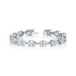28 Carat Pear Shape Diamond Bracelet