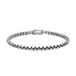 Box Chain Bracelet in Sterling Silver