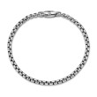 Box Chain Bracelet in Sterling Silver