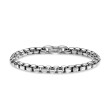 Box Chain Bracelet in Sterling Silver