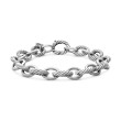Oval Link Chain Bracelet in Sterling Silver