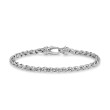 Wheat Chain Bracelet in Sterling Silver