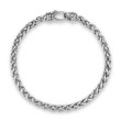 Wheat Chain Bracelet in Sterling Silver