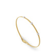 Masai Small Three Station Diamond Bracelet in White Gold