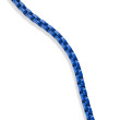 Box Chain Necklace in Sterling Silver with Blue Stainless Steel, 2.7mm