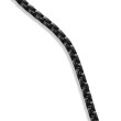 Box Chain Necklace in Darkened Stainless Steel, 2.7mm