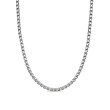 Box Chain Necklace in Sterling Silver, 5.2mm