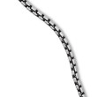 Box Chain Necklace in Sterling Silver with 14K Yellow Gold Accent, 1.7mm