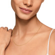 Box Chain Necklace in 18K Yellow Gold, 1mm