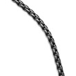 Box Chain Necklace with Stainless Steel and Sterling Silver, 5mm