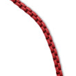 Box Chain Necklace in Sterling Silver with Red Stainless Steel, 4mm