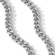 Curb Chain Necklace in Sterling Silver