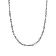 Wheat Chain Necklace in Sterling Silver, 4mm