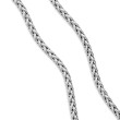 Wheat Chain Necklace in Sterling Silver, 4mm