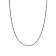 Wheat Chain Necklace in Sterling Silver, 2.5mm