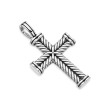 Chevron Cross Pendant in Sterling Silver