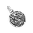 Tree of Life Amulet in Sterling Silver with Diamonds