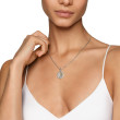 Scorpio Amulet in Sterling Silver with 18K Yellow Gold and Diamonds, 19mm