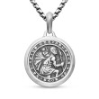 St. Christopher Amulet in Sterling Silver