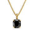 Marbella Pendant in 18K Yellow Gold with Black Onyx, 12mm