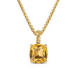 Marbella Pendant in 18K Yellow Gold with Citrine, 12mm