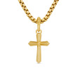 Roman Cross Amulet in 18K Yellow Gold