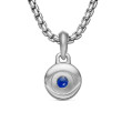 Evil Eye Amulet in Sterling Silver with Lapis
