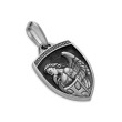 St. Michael Amulet in Sterling Silver
