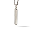 Deco Ingot Tag in Sterling Silver