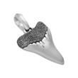Shark Tooth Amulet in Sterling Silver