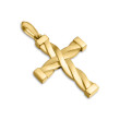 DY Helios™ Cross Pendant in 18K Yellow Gold, 48mm