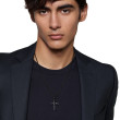 DY Helios™ Cross Pendant in Black Titanium, 48mm