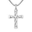 DY Helios™ Cross Pendant in Sterling Silver, 48mm