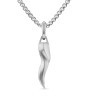 Cornicello Amulet in Sterling Silver, 30.6mm