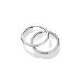 Stax Faceted Hoop Earrings in Sterling Silver