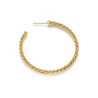 Medium Cablespira Hoop Earrings in 18K Yellow Gold