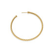 Cablespira® Hoop Earrings in 18K Yellow Gold, 2in