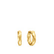 Cable Edge™ Huggie Hoop Earrings in Recycled 18K Yellow Gold