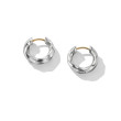 Cable Edge® Huggie Hoop Earrings in Sterling Silver, 13mm