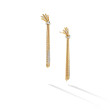 Angelika™ Drop Earrings in 18K Yellow Gold with Pave Diamonds