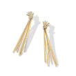 Angelika™ Drop Earrings in 18K Yellow Gold with Pave Diamonds