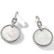 DY Elements® Convertible Drop Earrings in Sterling Silver with Mother of Pearl and Pave Diamonds