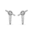 DY Mercer® Petite Toggle Chain Stud Earrings in Sterling Silver, 38.2mm