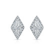 Trillion Cut Pavé earrings