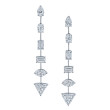 Mixed Shape Drop Earrings